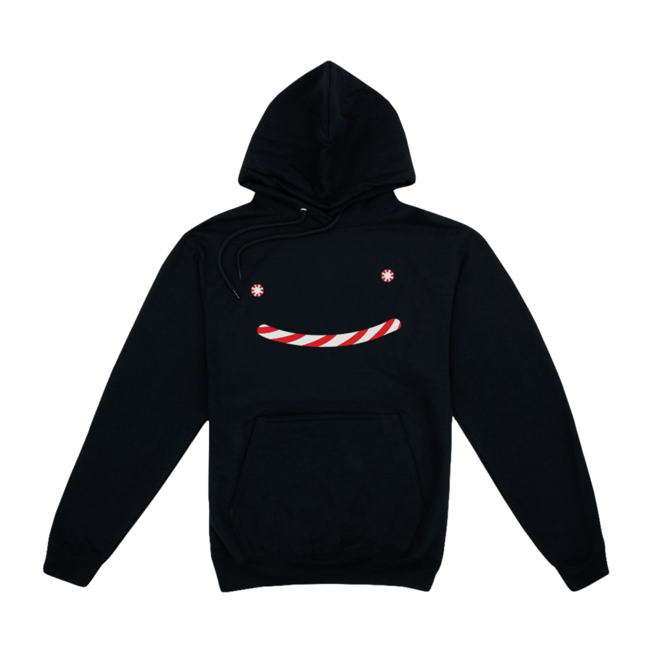 DREAM HOLIDAY CANDY CANE SMILE HOODIE