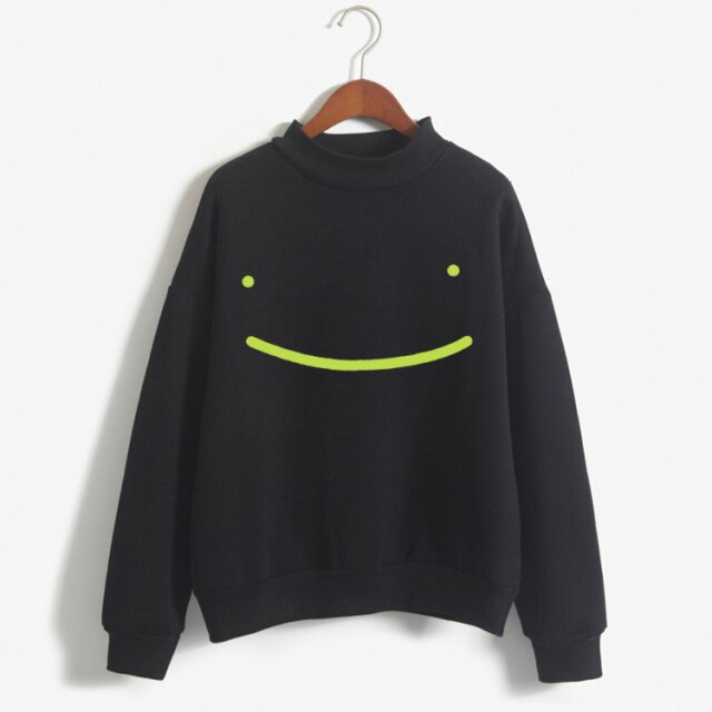 Dream Smile Face Pullover Sweatshirt